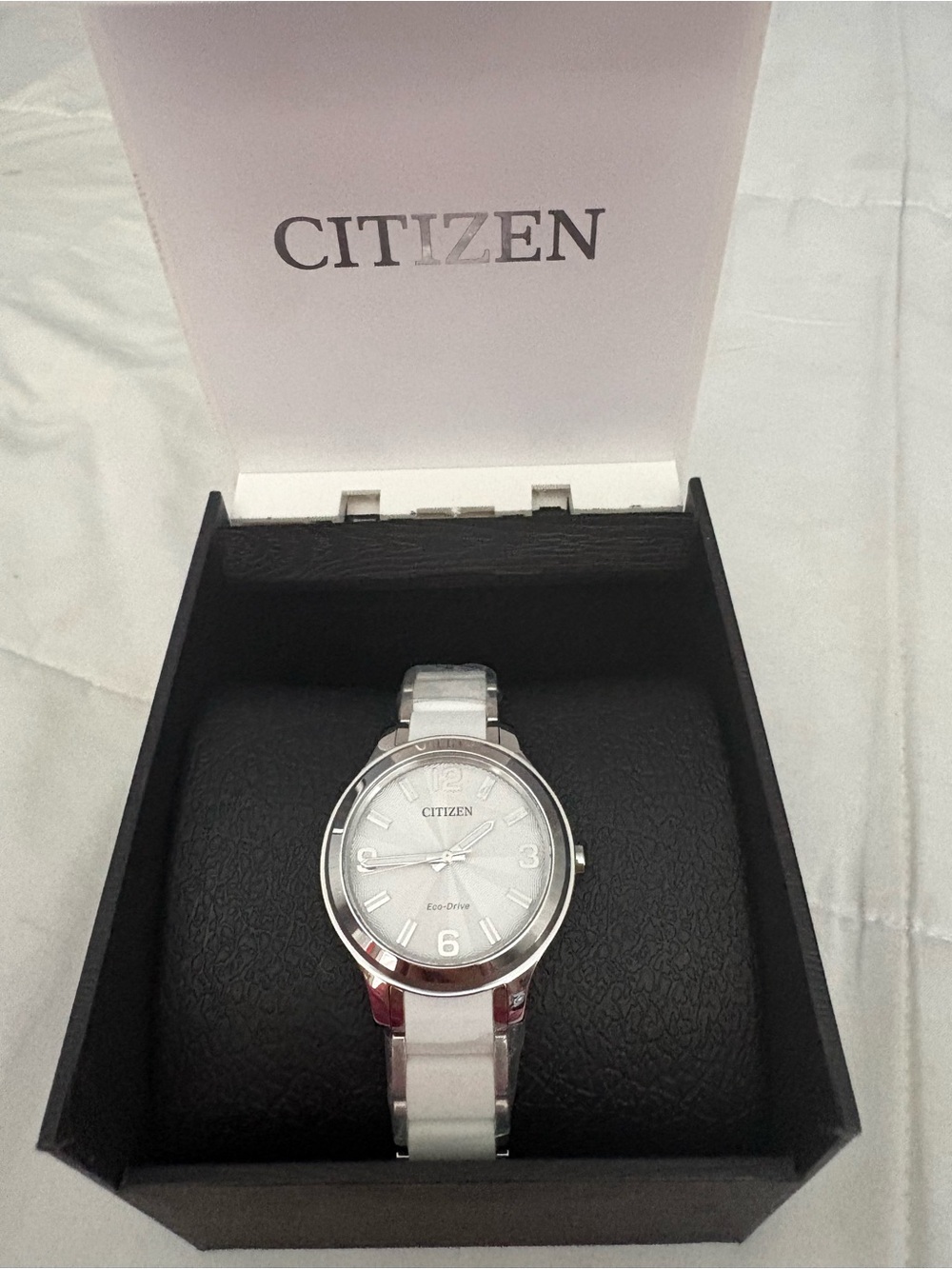 Citizen Silver and White Bracelet Watch